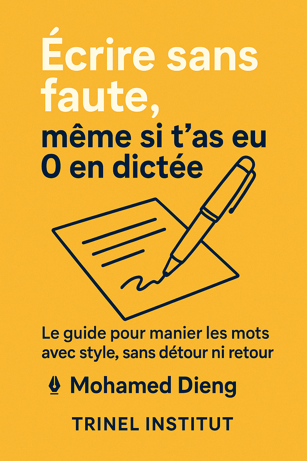 Écrire sans faute, même si t’as eu 0 en dictée